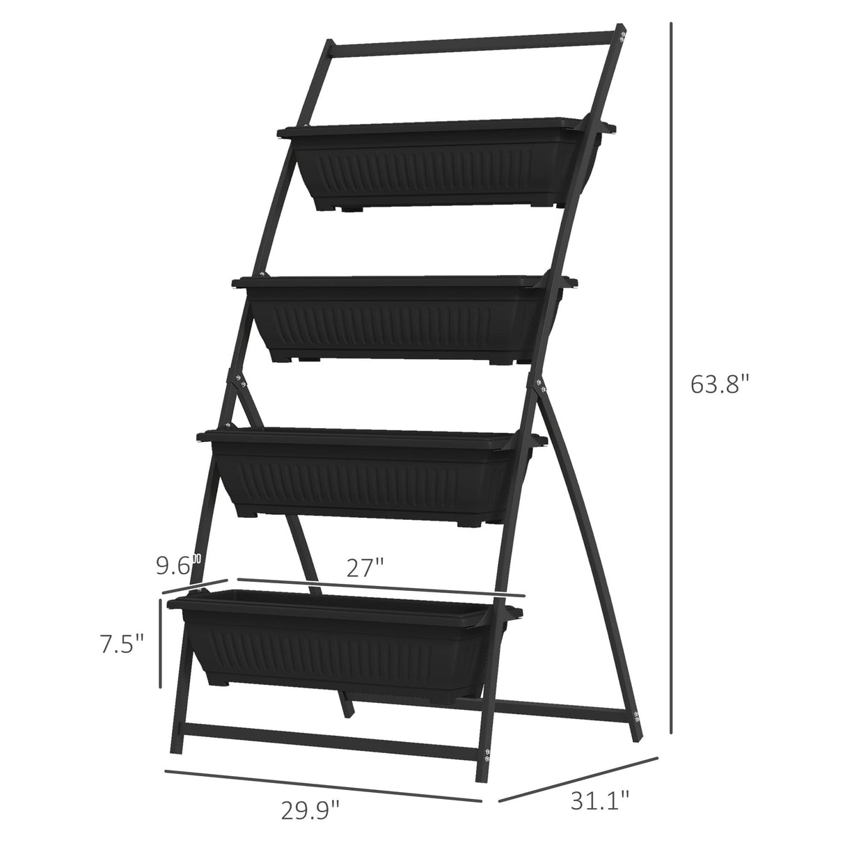 4-Tier Vertical Raised Garden Planter