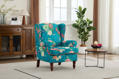 Modern-Accent-Chair-with-Retro-Wood-Legs-Floral-Accent-Chairs