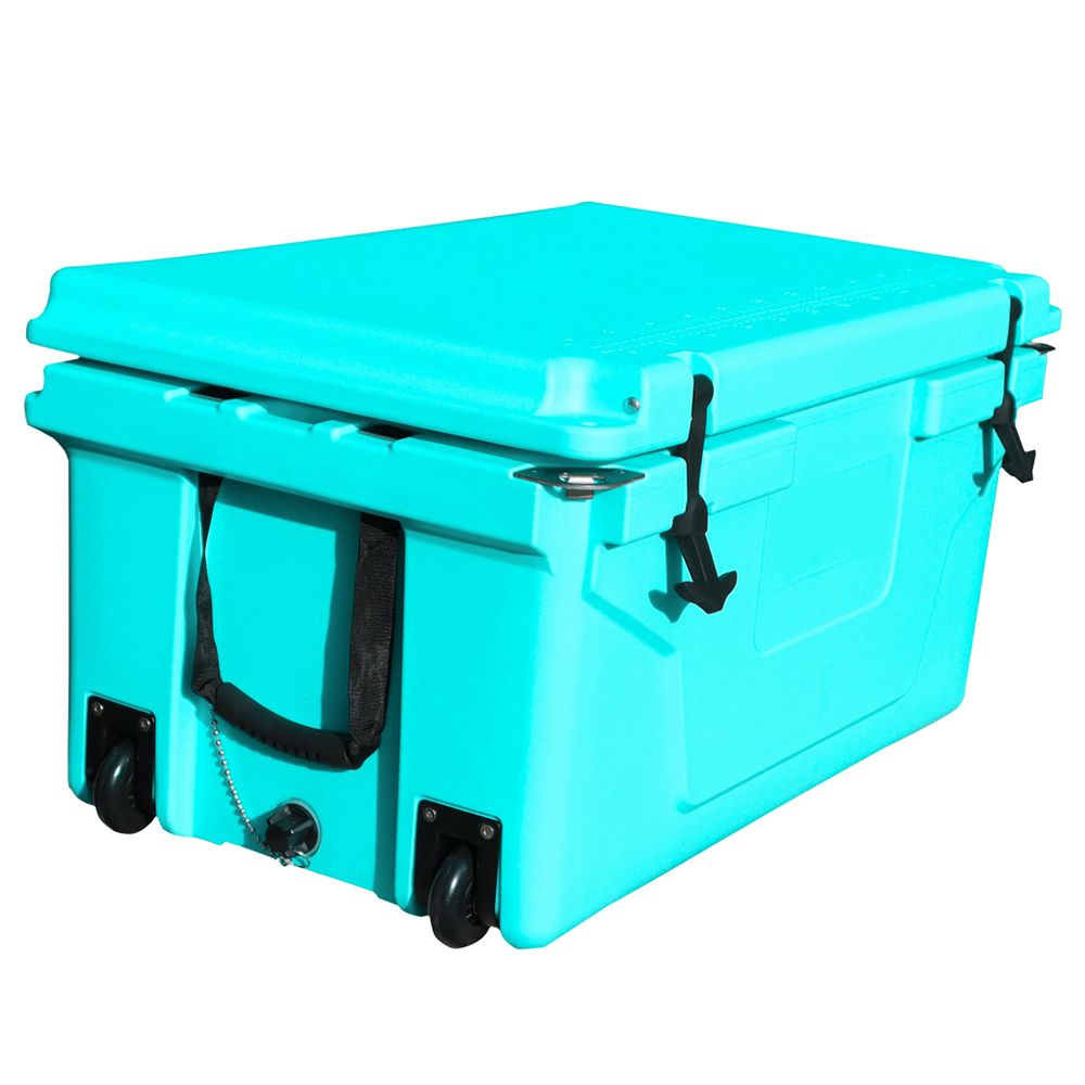 Blue 65QT Outdoor Cooler Ice Chest