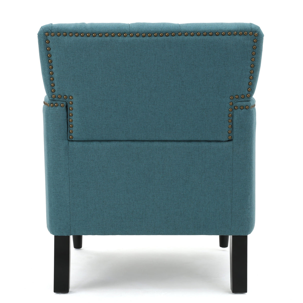 Harrison Tufted Club Chair with Plush Cushion and Studded Trim