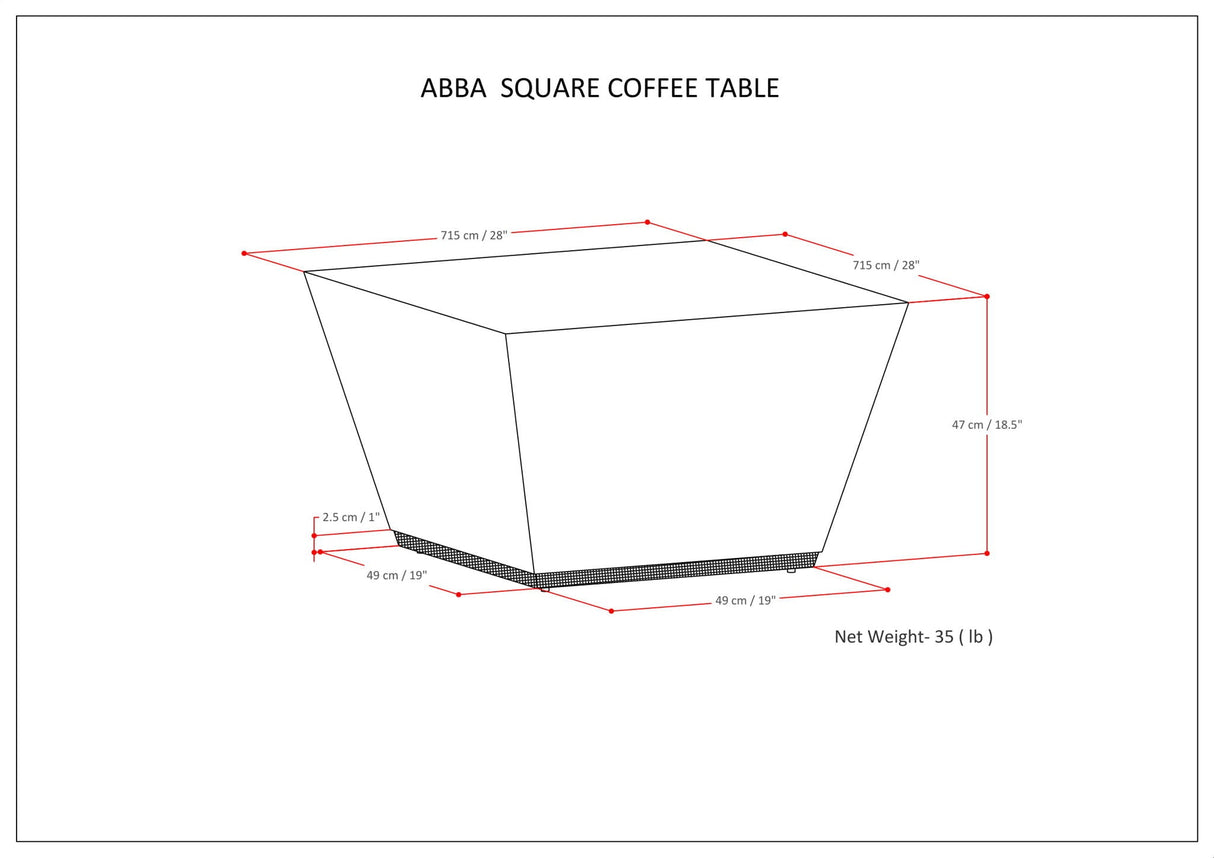Abba - Handcrafted Coffee Table