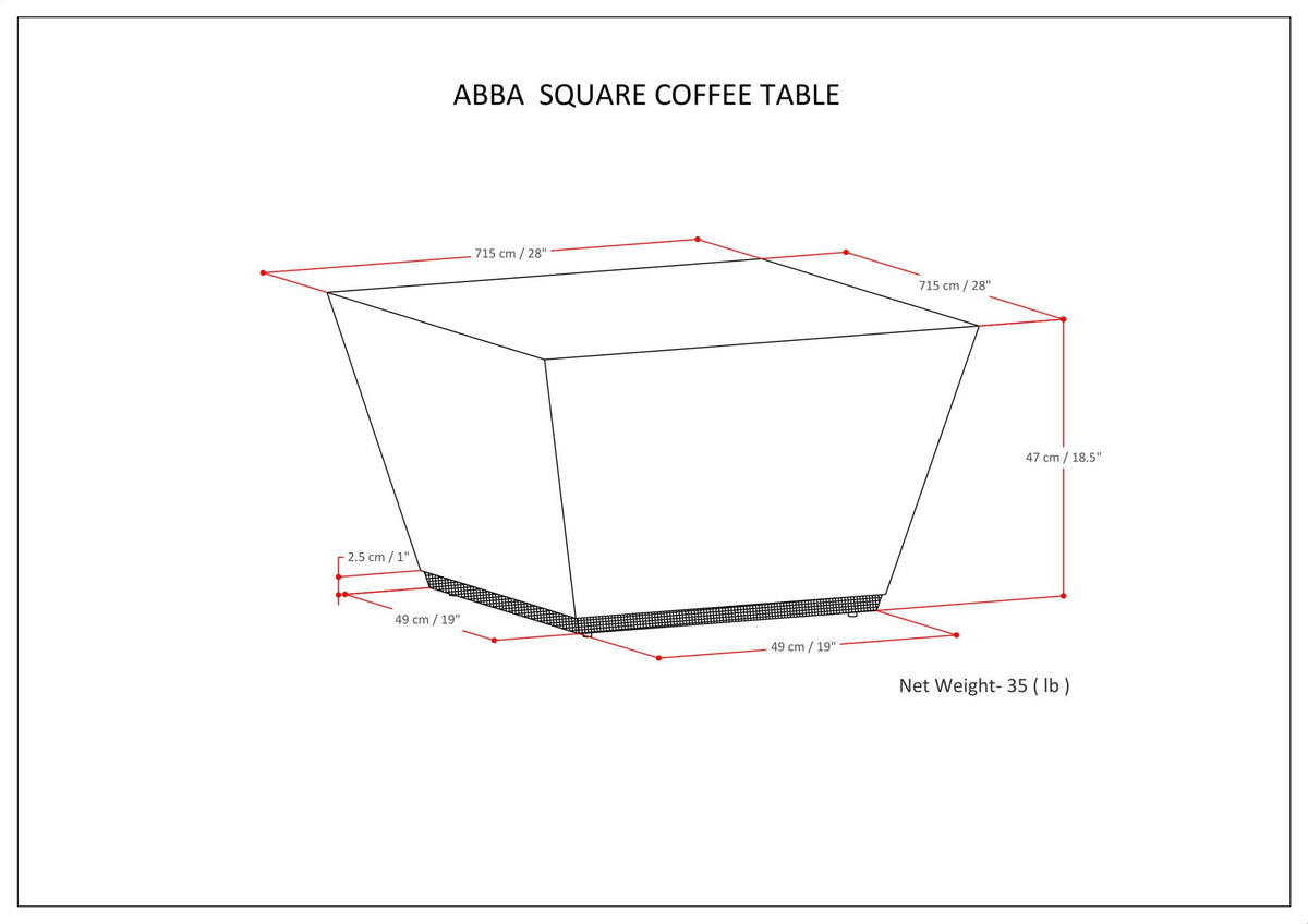 Abba - Handcrafted Coffee Table
