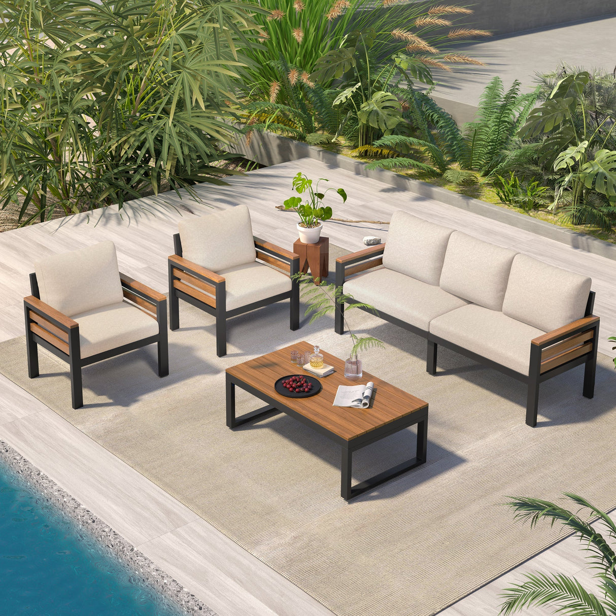 Go 4-Piece Outdoor Furniture Sofa Set