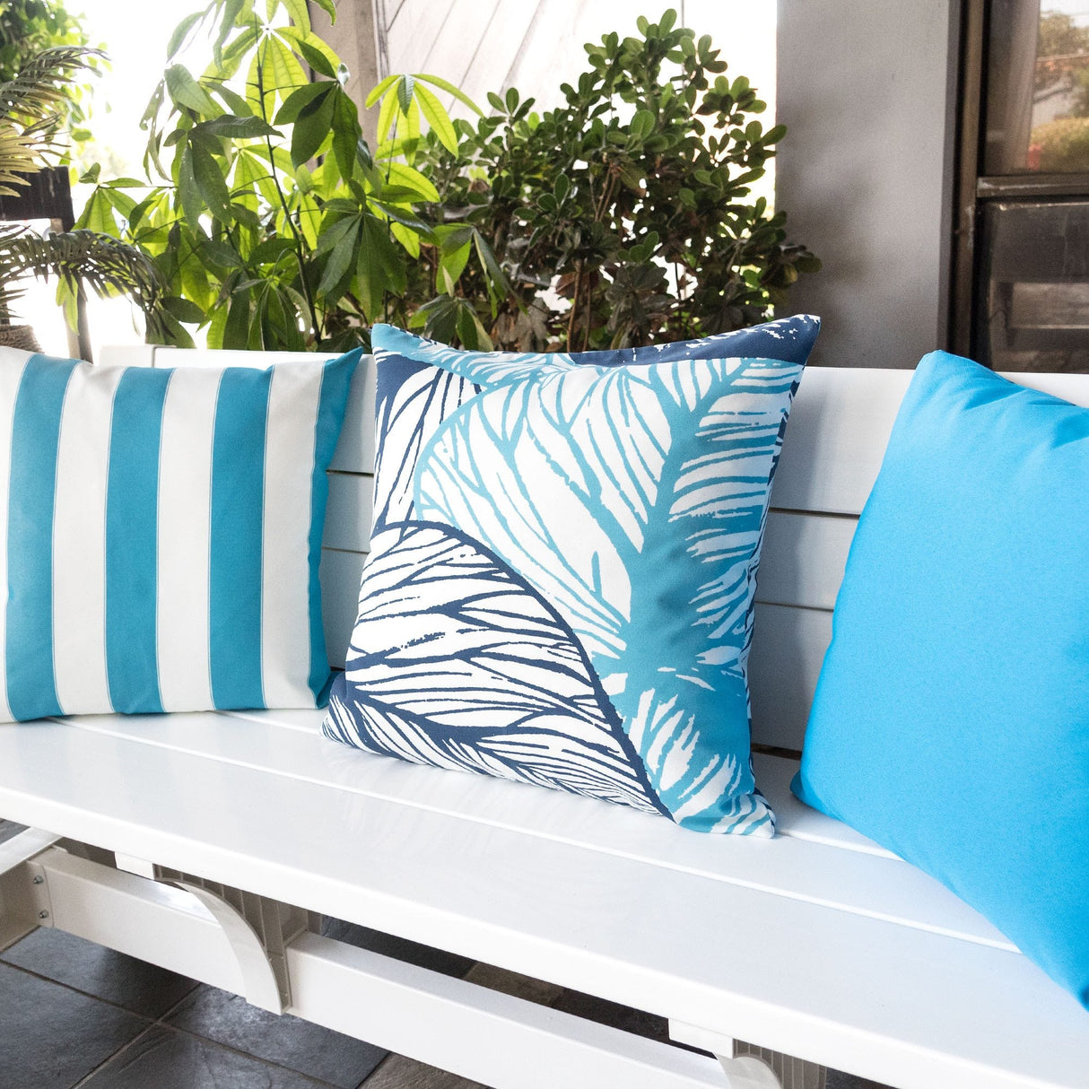 Leaf Vein - Outdoor & Indoor Set of 2