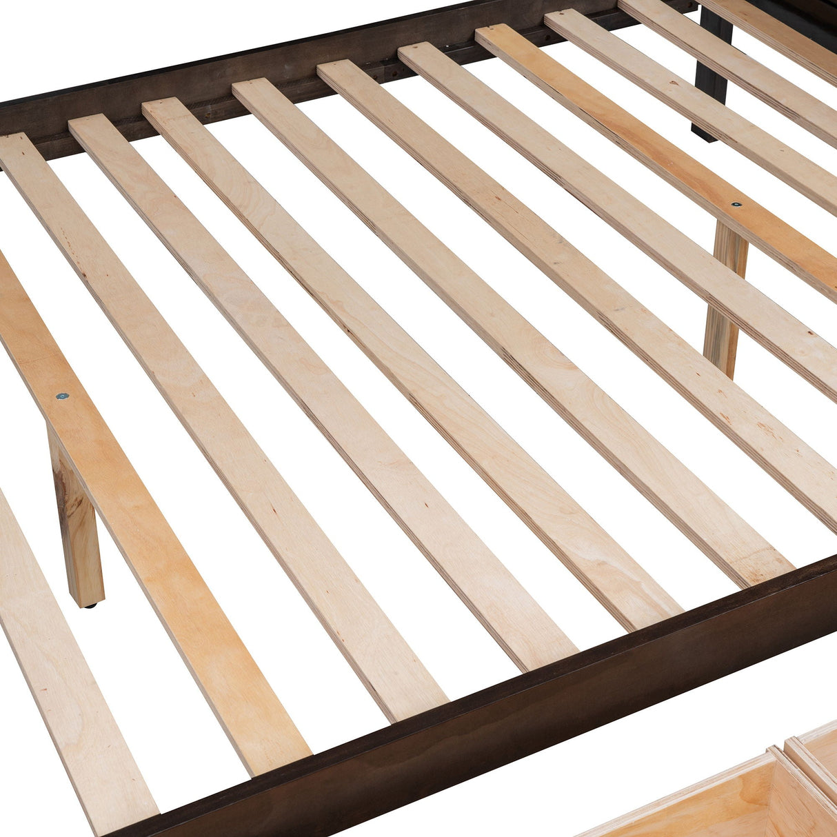 Bunk Bed With Shelfs, Storage Staircase And 2 Drawers