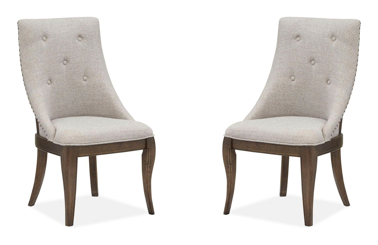 Roxbury Manor - Dining Arm Chair With Upholstered Seat and Back (Set of 2) - Homestead Brown