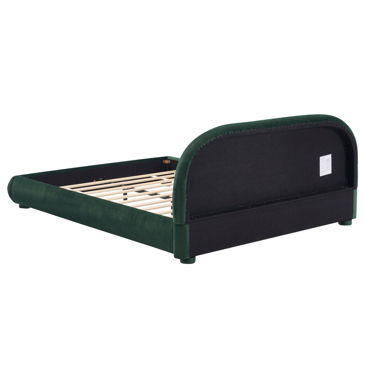 Dark Green Velvet Bed Frame