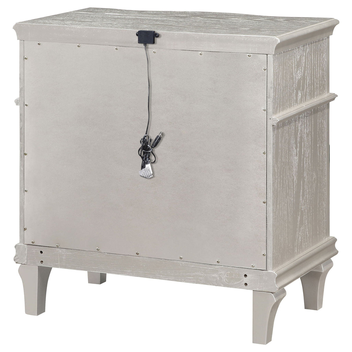 Evangeline - 3 Drawer Nightstand - Oak