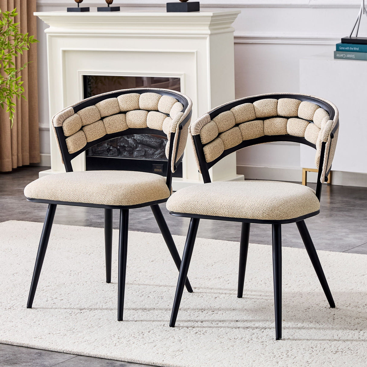Dining Chairs for Dining Room & Kitchen (Set of 2)