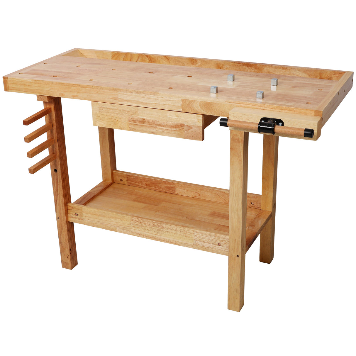 48" Heavy Duty Wood Workbench with Storage