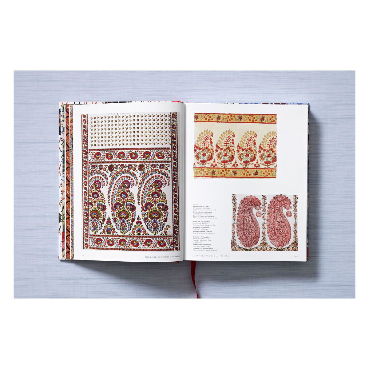 The Book of Printed Fabrics. From the 16th century until today (German, French, English)