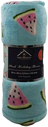 Soft Fleece Throw Blanket 50x60 – Lightweight Cozy Bed Couch Sofa Blanket for All Seasons