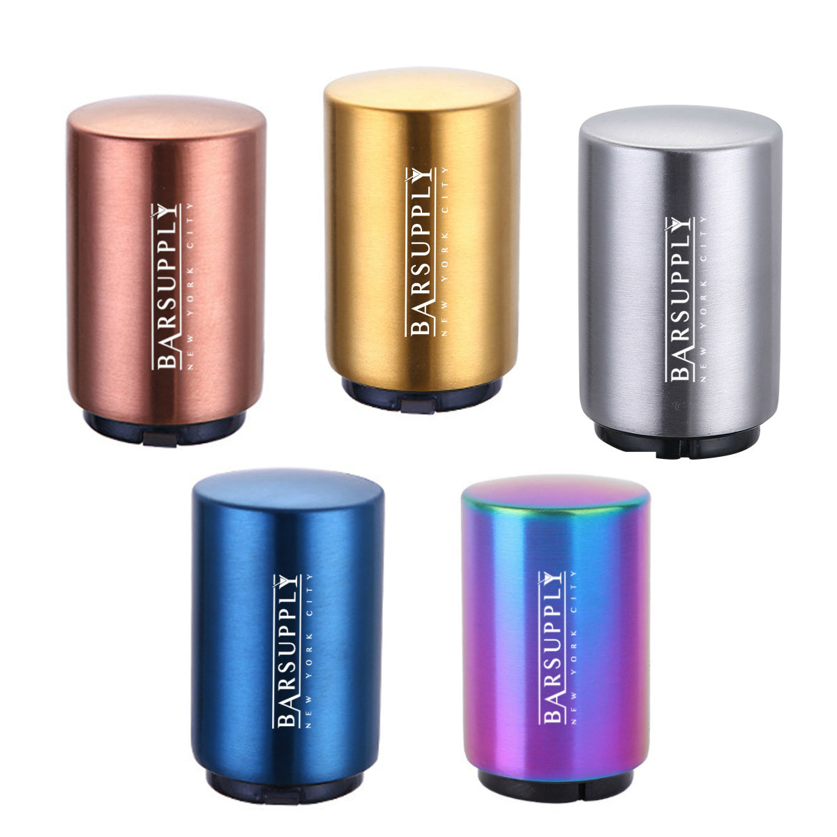 2-Pack Push Down Automatic Magnetic Beer Bottle Opener