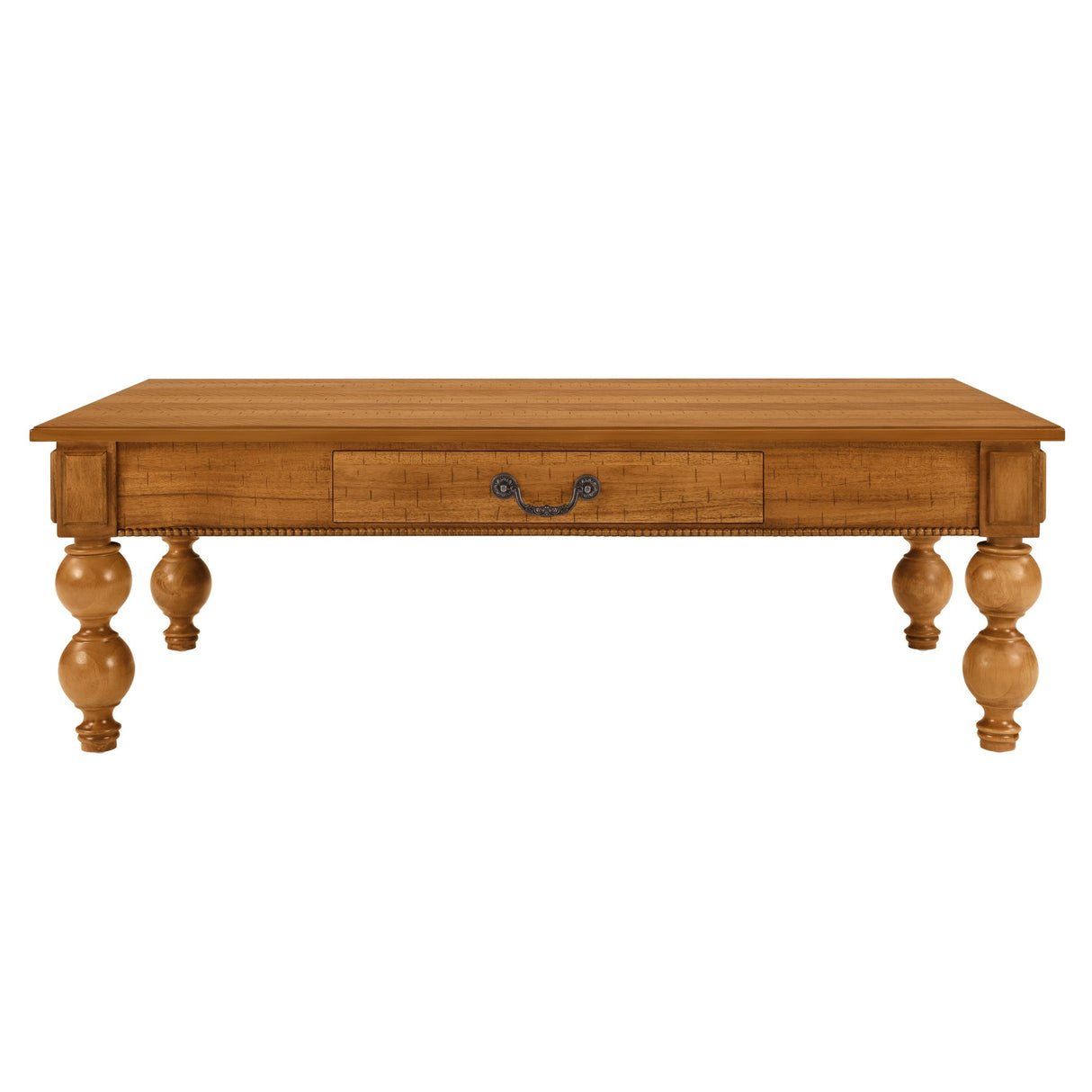 Rectangular Wooden Coffee Table with Storage Drawer