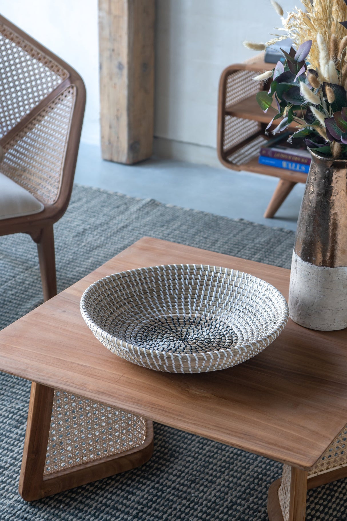 S/2 Kira Woven Seagrass Bowls