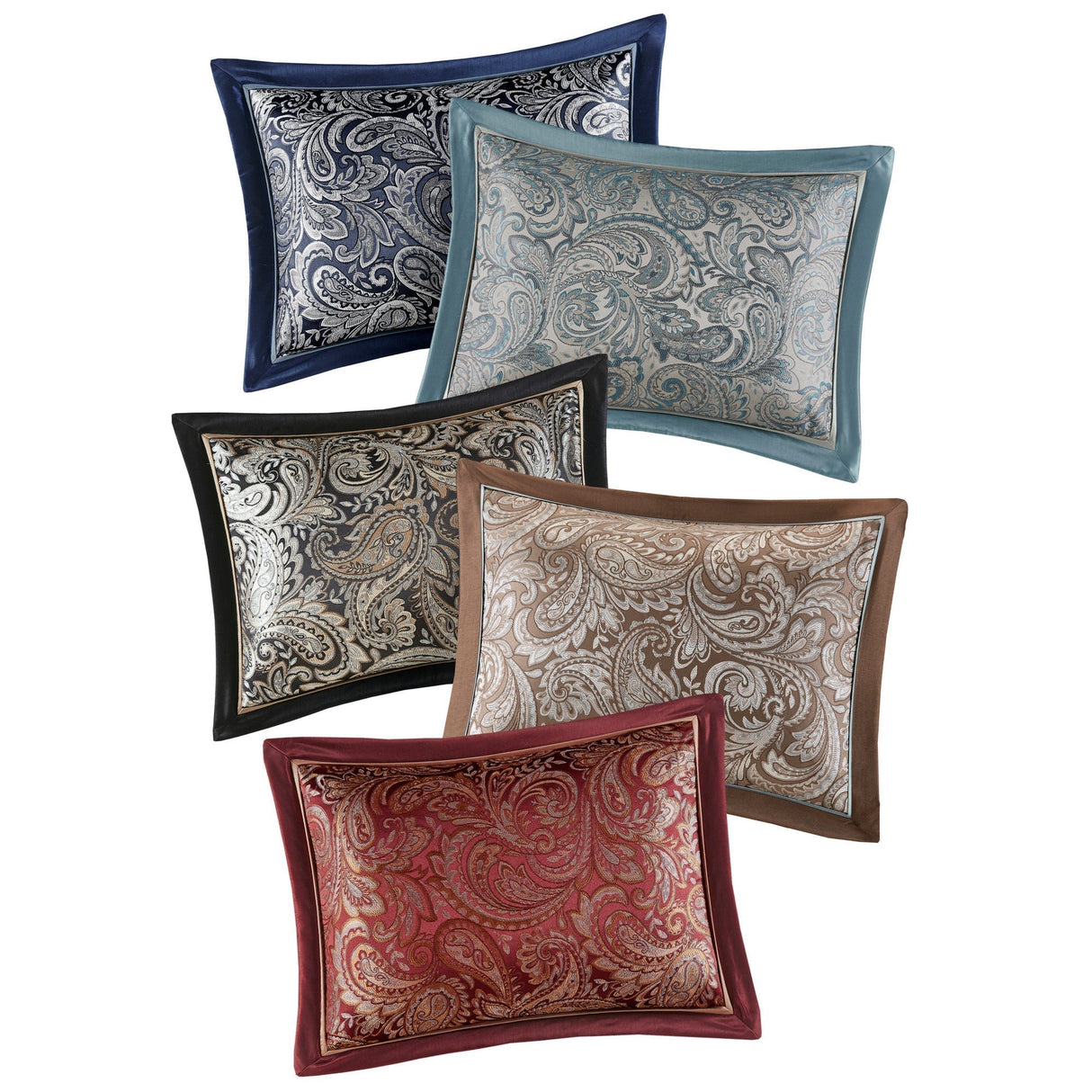 12 Piece Comforter Set with Cotton Bed Sheets Navy Queen