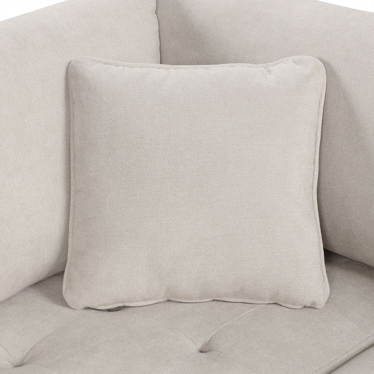 Oversized Sectional Sofa U-Shaped Sofa Couch Pull-Out Sofa Bed With Two Throw Pillows For Living Room