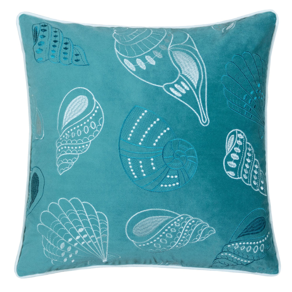 Blue and Spa Seashells Set of 2