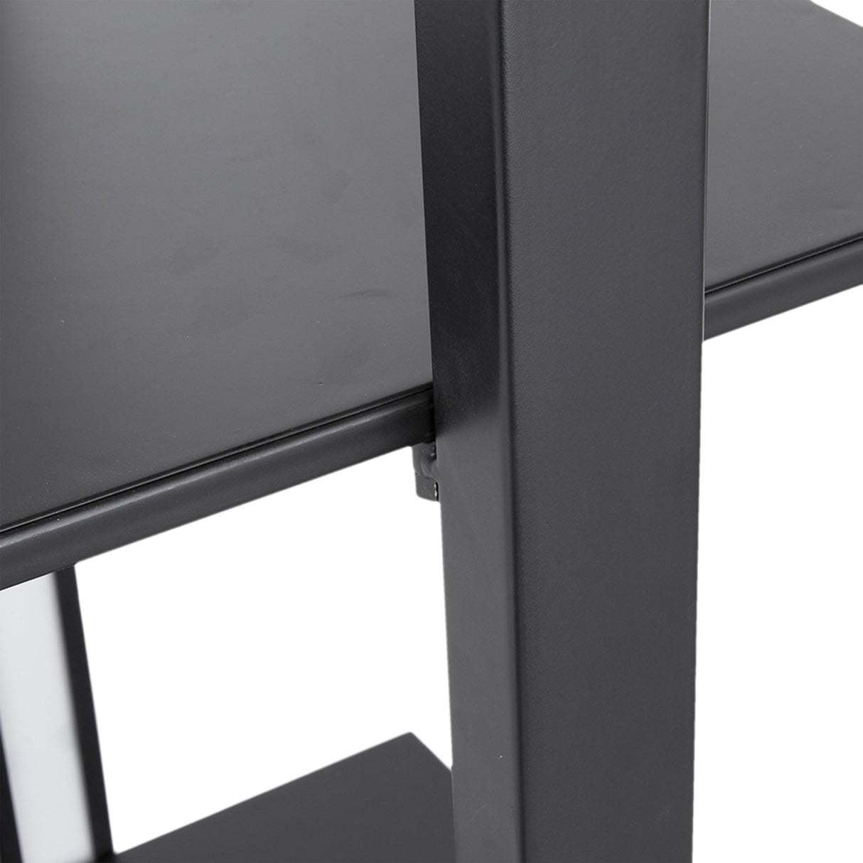 Two Tiered Vertical Shelving Stand with Light