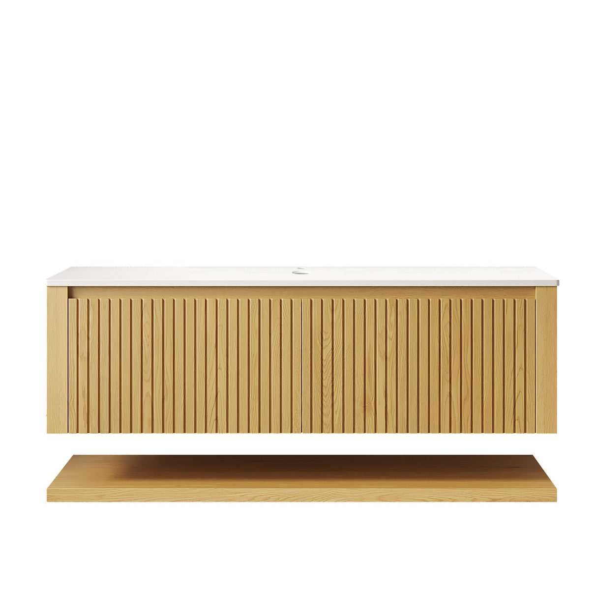Hizon 48" Wall-Mounted Corolla Bathroom Vanity