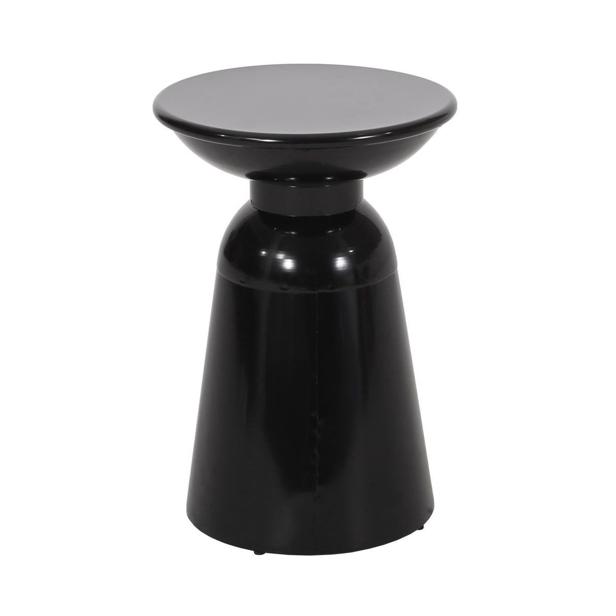 Modern pedestal side table set