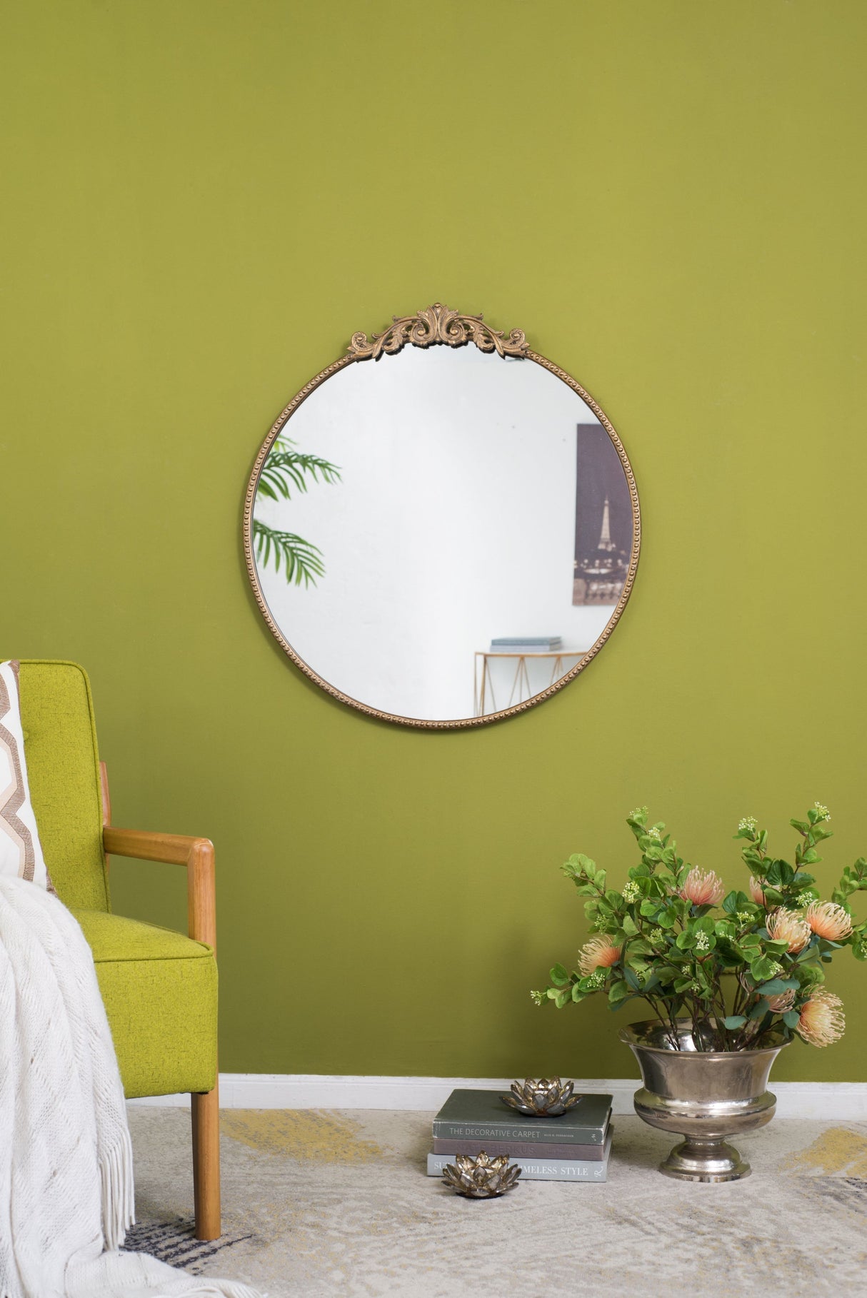The Aurelia Round Mirror