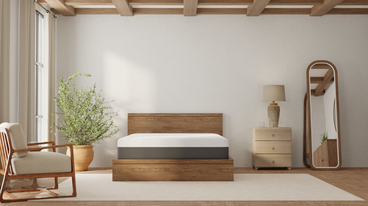 Omne Fria 12"  Memory Foam Soft Mattress  with Cooling Cover