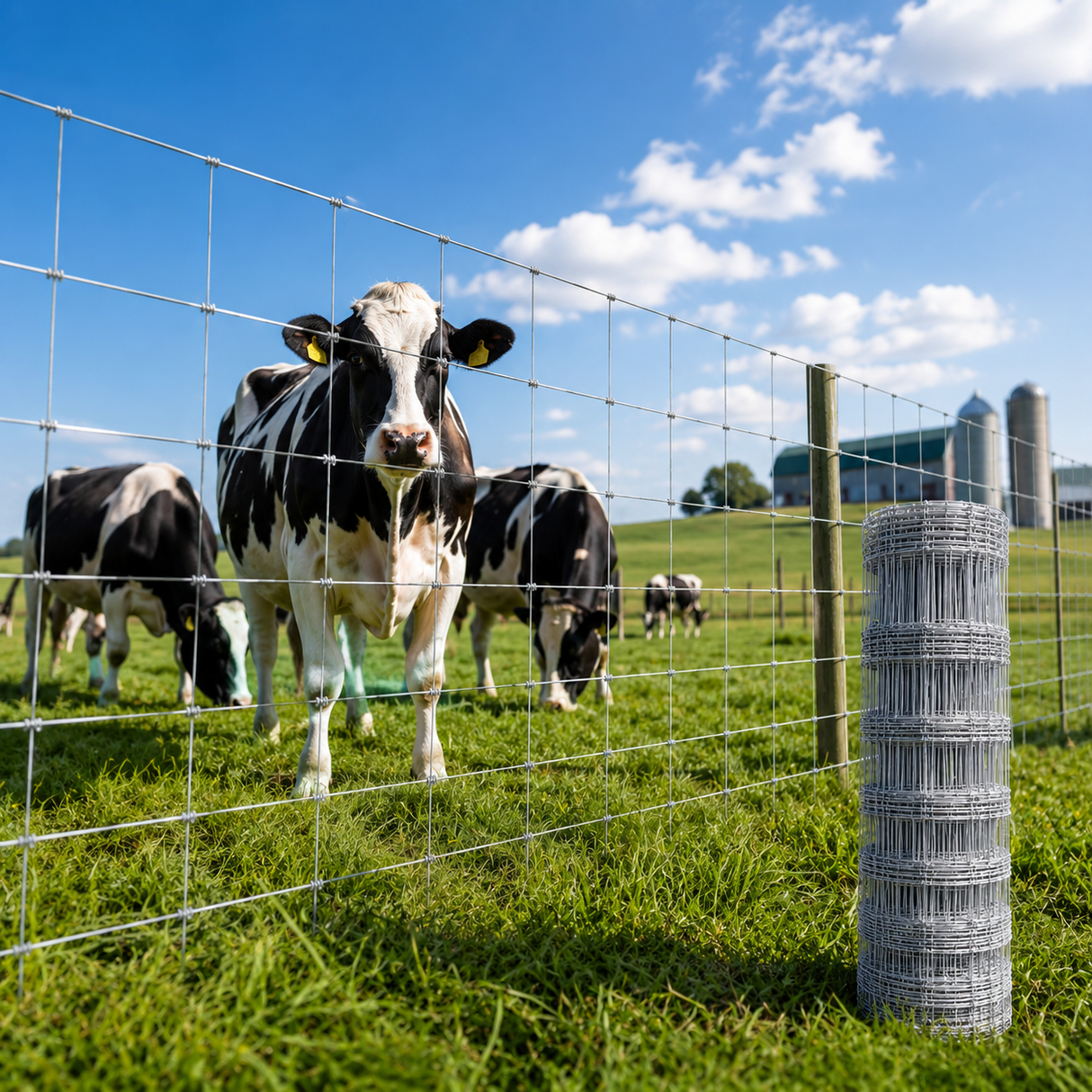 Farm Livestock Fence - 5.9 x 328FT Galvanized Iron Wire
