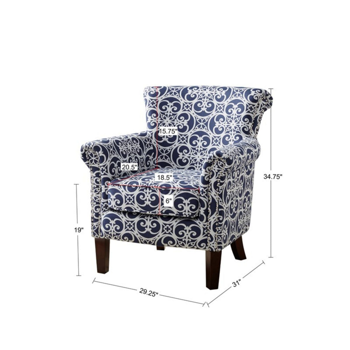 Brooke - Tight Back Club Chair