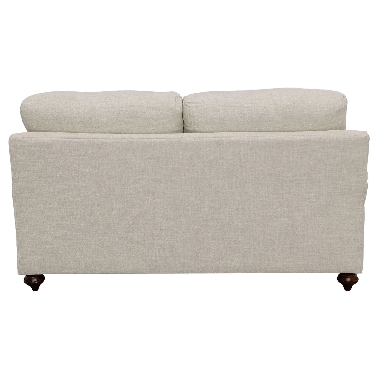 Brewster - Upholstered Loveseat With English Arms - Light Gray
