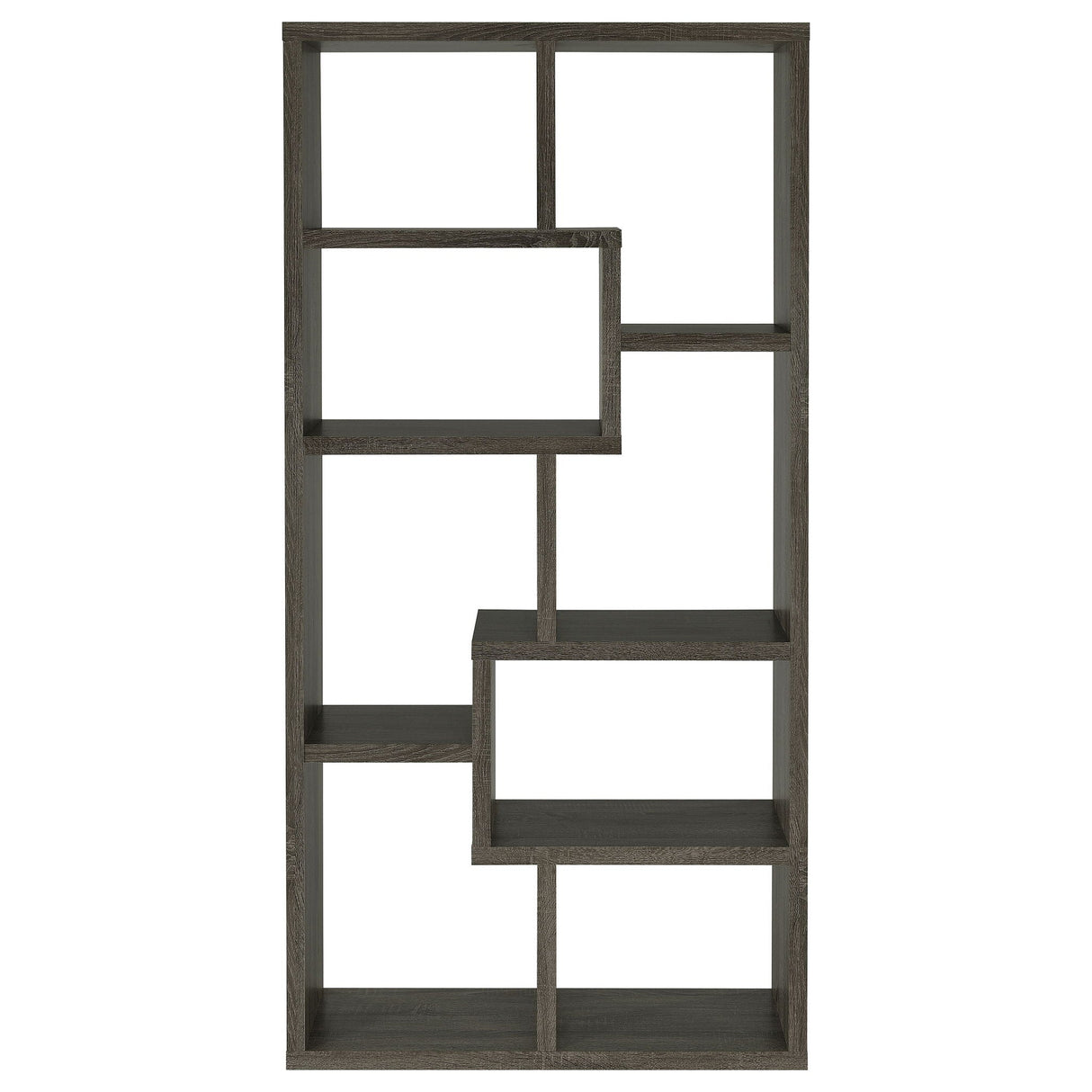 8 Shelf Geometric Bookcase