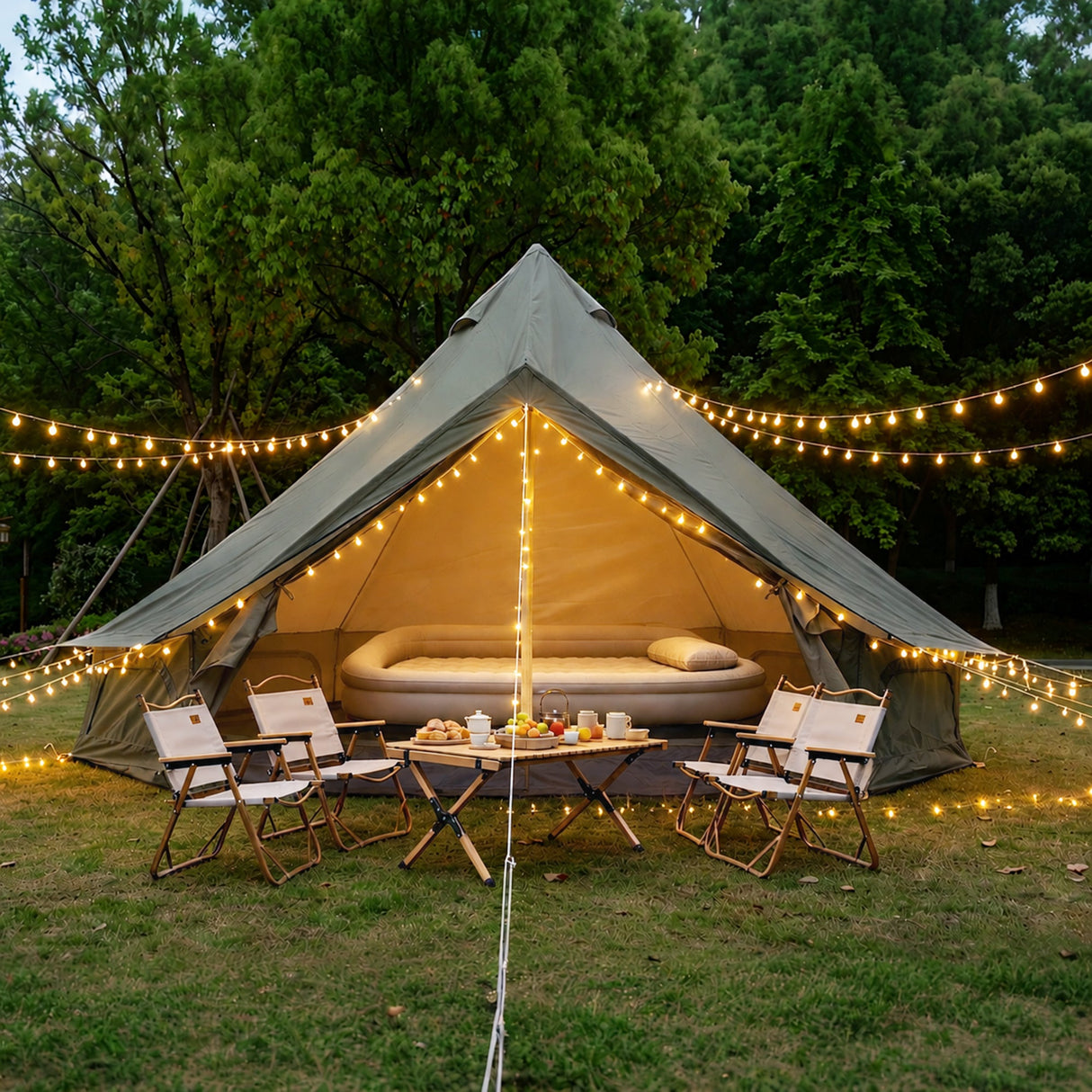 Oxford Bell Tent for Family Camping