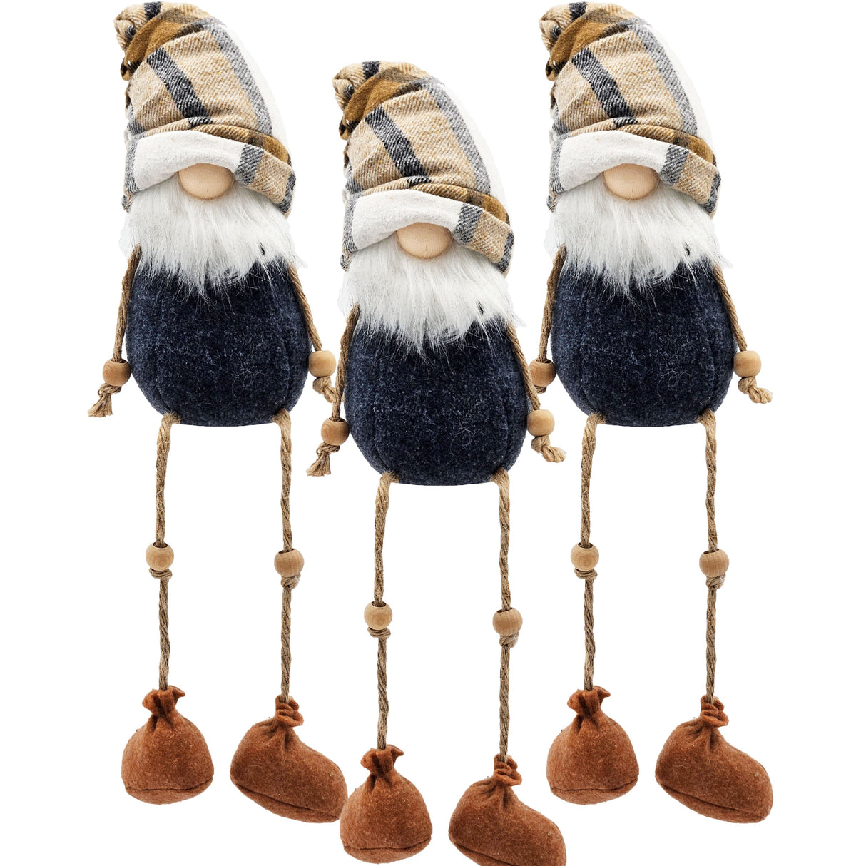 Set of 3 Fall Thanksgiving Gnome Decorations