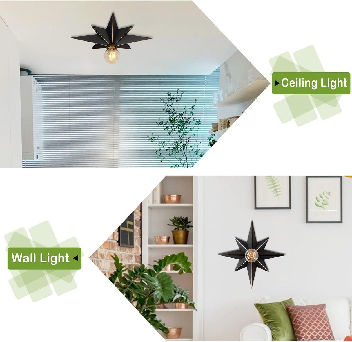 Flush Mount Industrial Ceiling Light