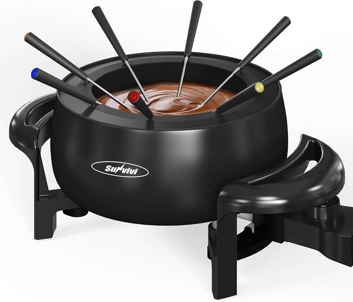 3 Quart Electric Fondue Pot Set