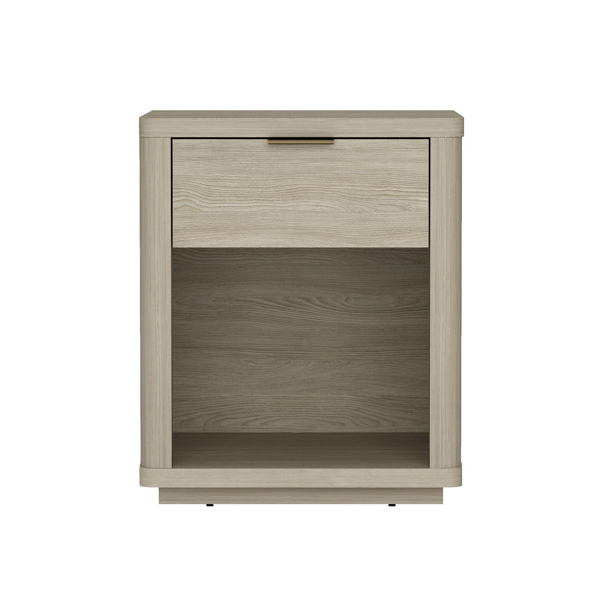 Evelyn - Nightstand With 1 Drawer And Open Shelf