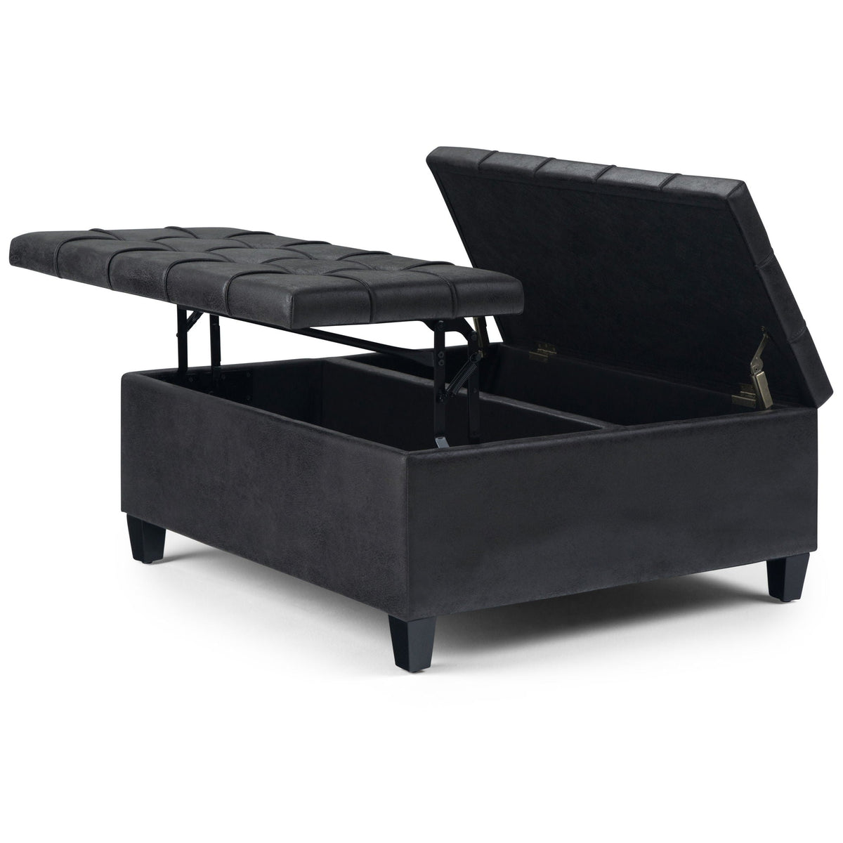Harrison - Upholstered Coffee Table Storage Ottoman