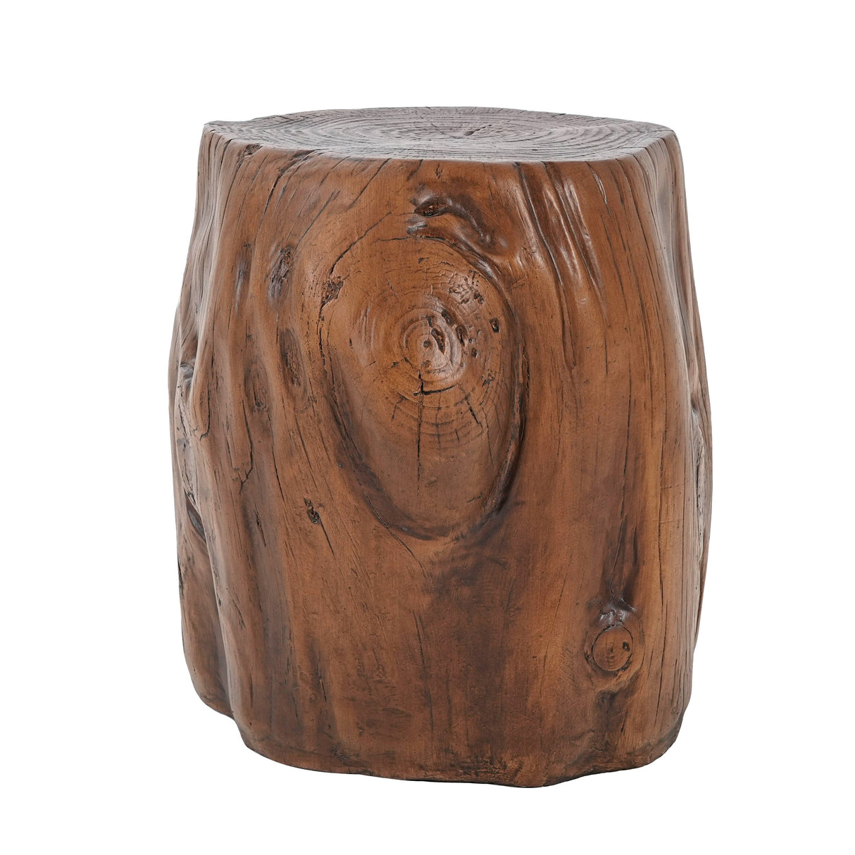 MGO Wood Grain Side Table - Dark Wood Grain