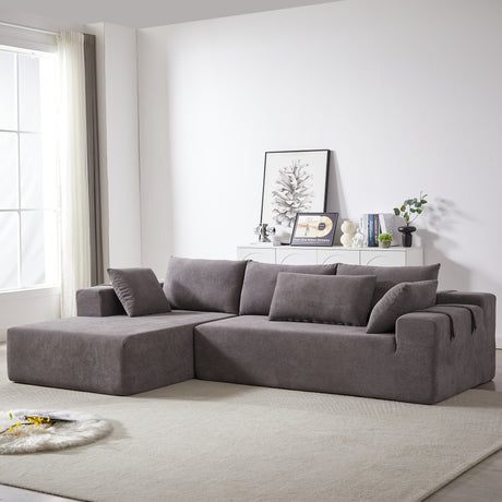 Modern-Chenille-Upholstered-Sectional-Sofa-Couch-Set,Modular-108'-L-Shaped,-Grey-Sofas-&-Sectionals