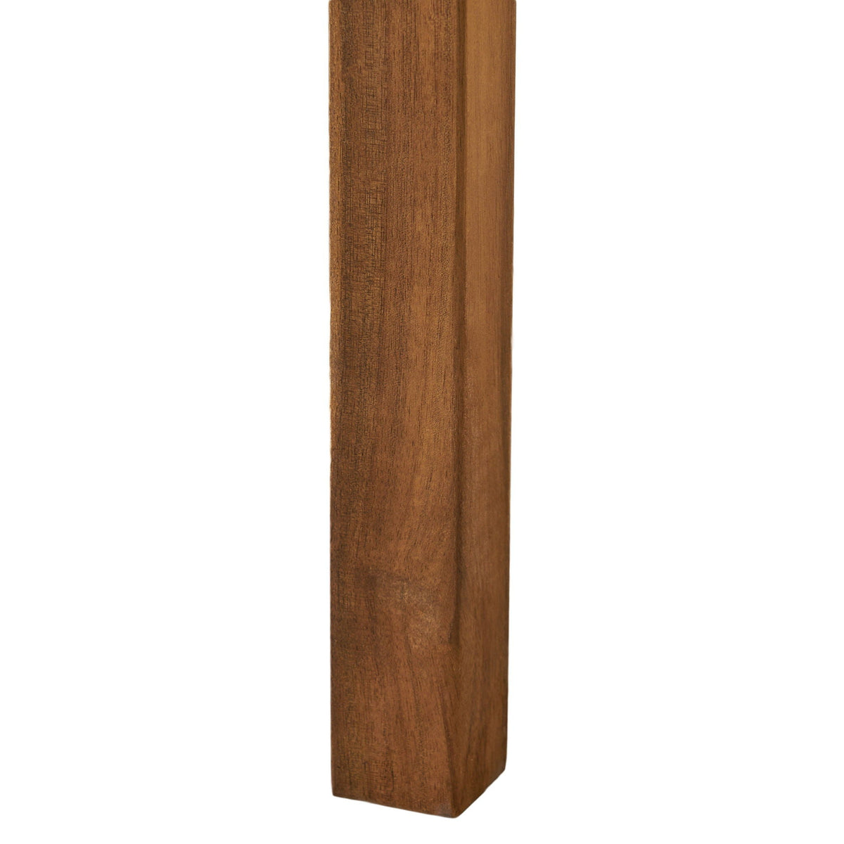 Perla - Rustic Square Coffee Table With Block Legs