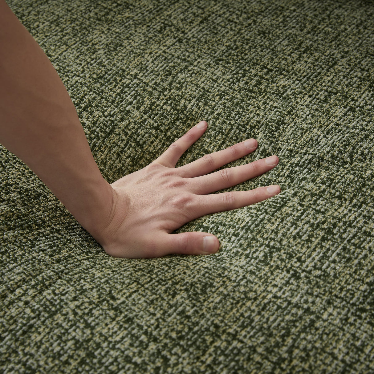 Oversized 3 Seater Compressed Sofa with Chenille Fabric