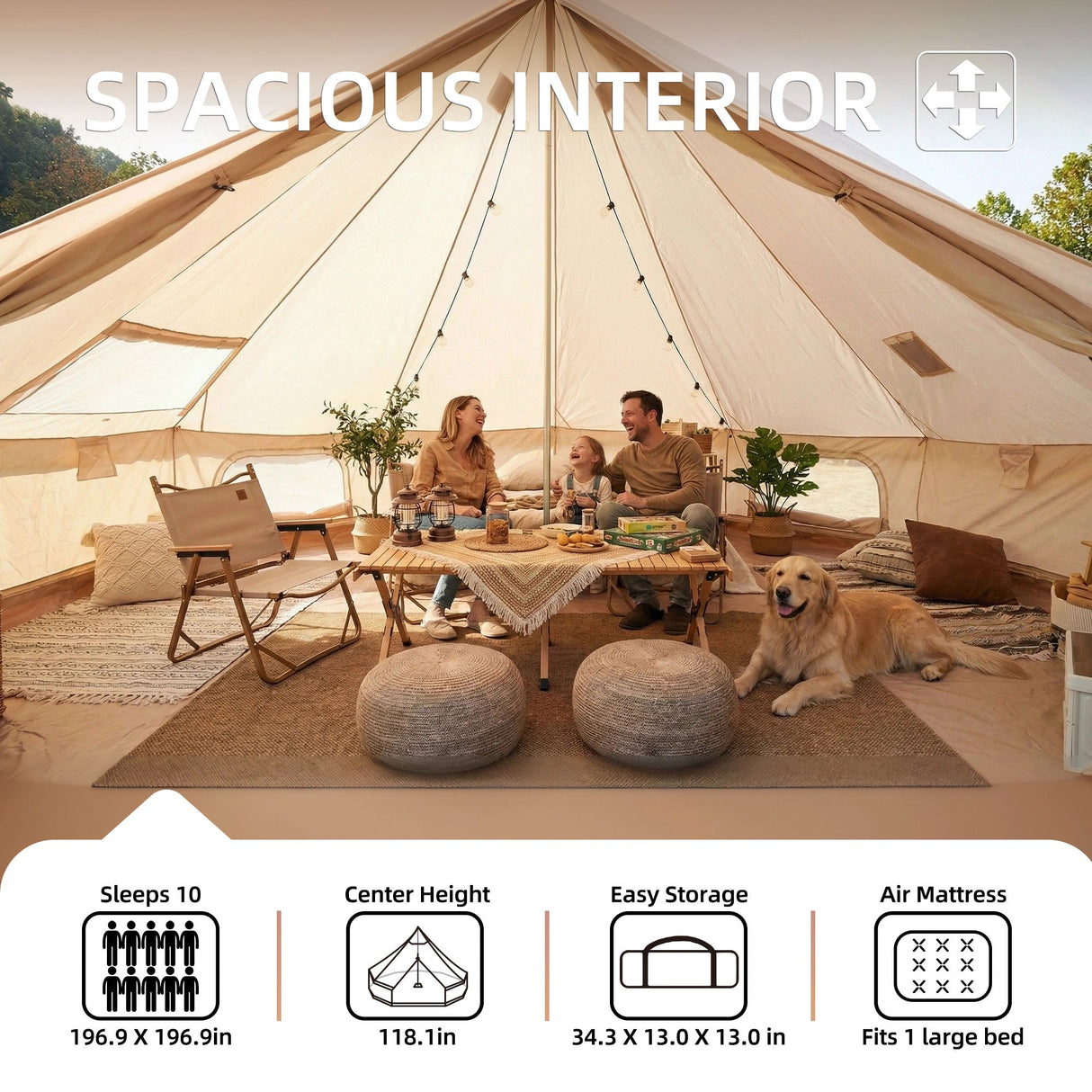 4 Season Bell Tent 16.4FT