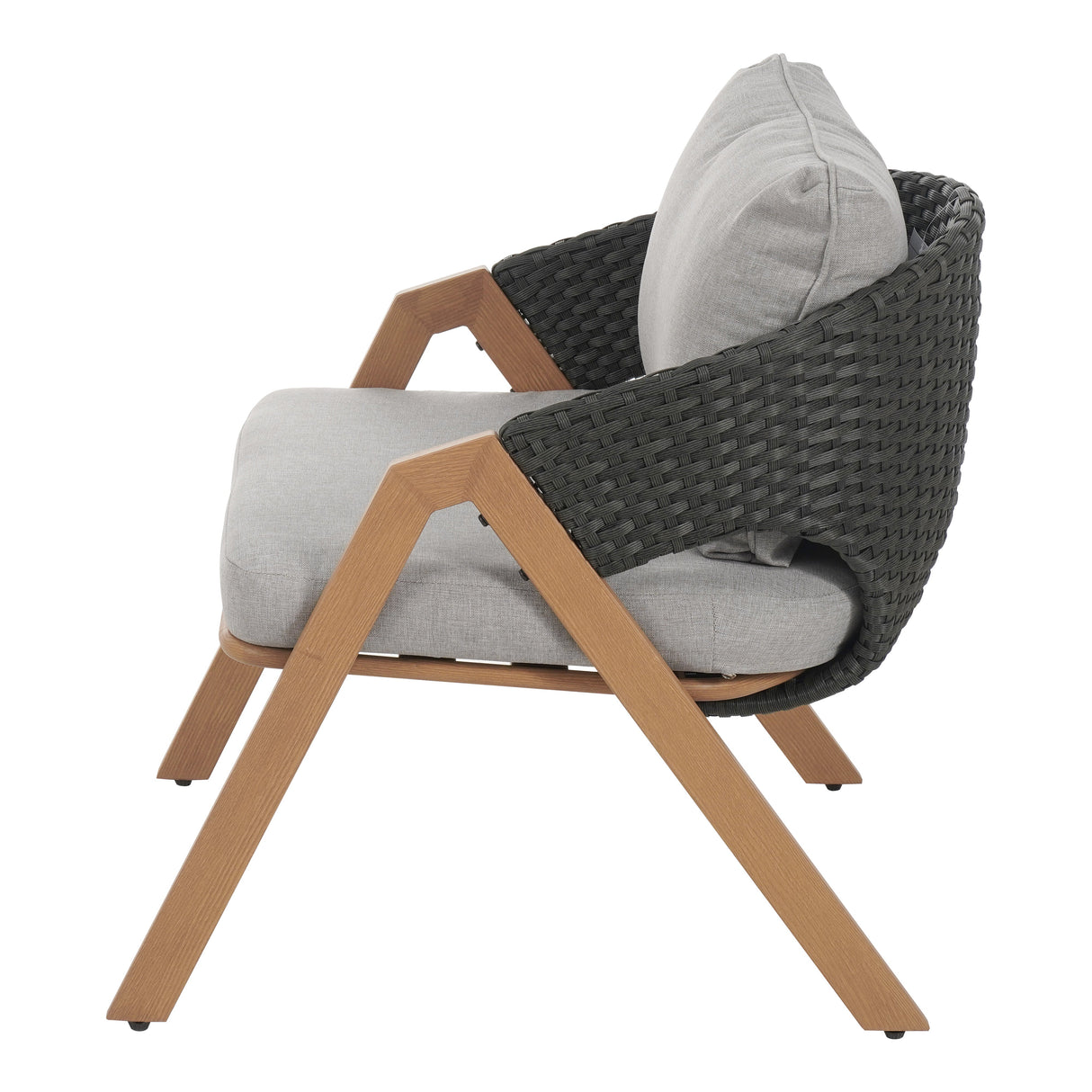Patio Chair with Cushions (Set of 2)
