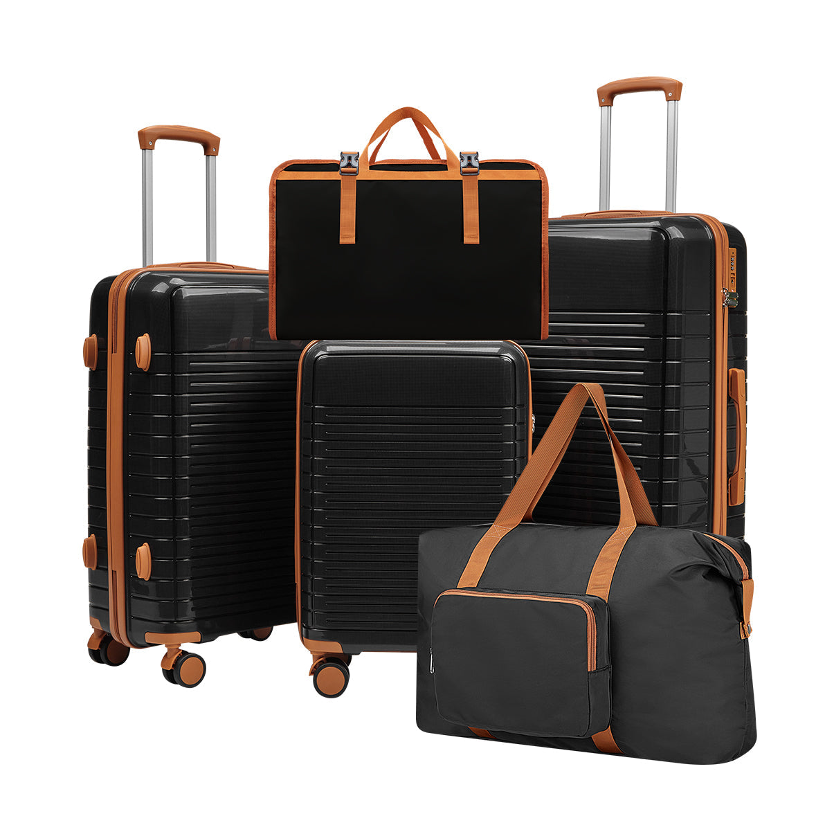 5-Piece Hardside Luggage Set