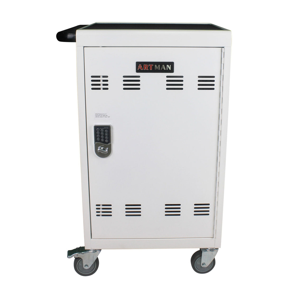 Mobile Charging Cart and Cabinet for Tablets and Laptops - 30 Device Capacity