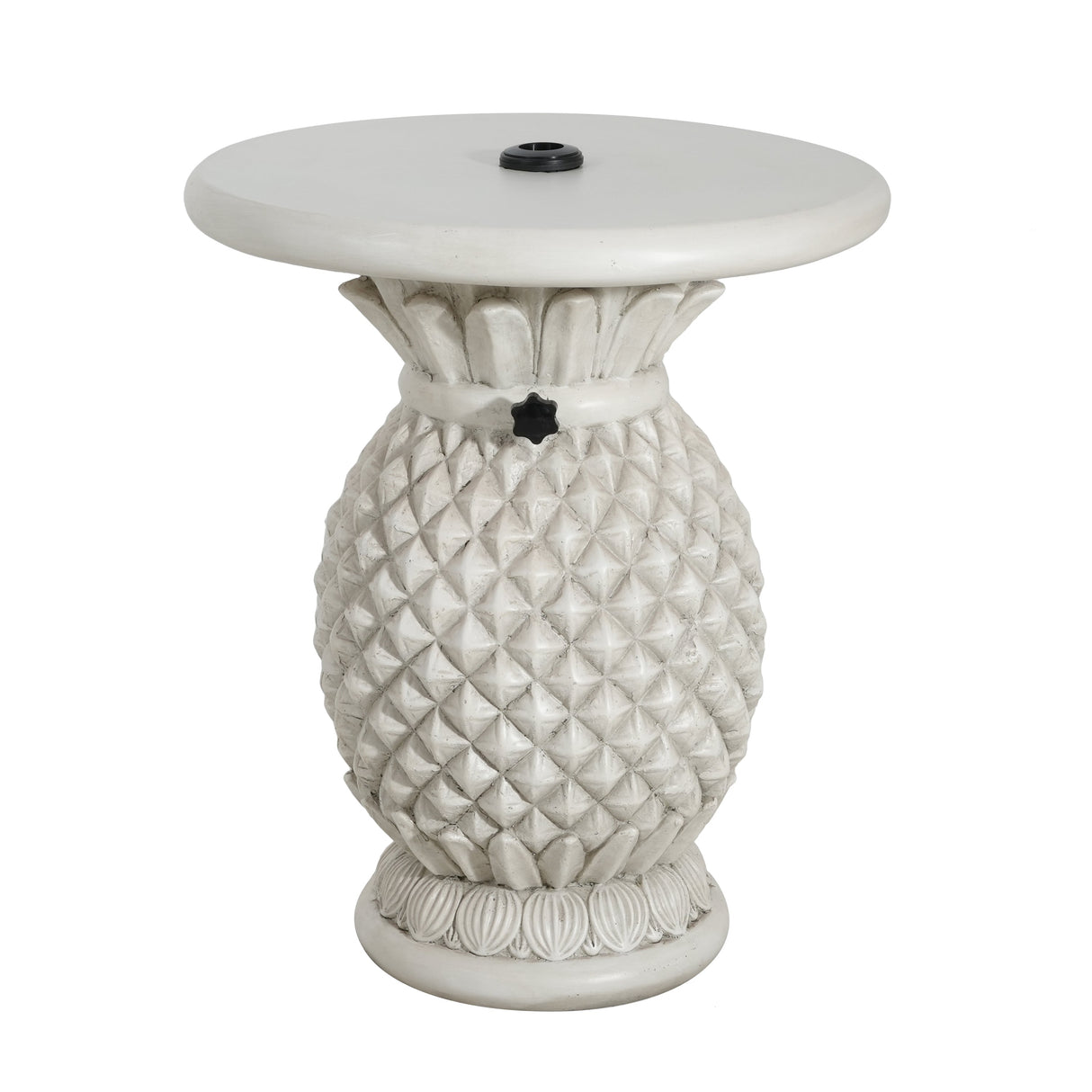 Lillian Outdoor Pineapple-Shaped Magnesium Oxide Umbrella Base
