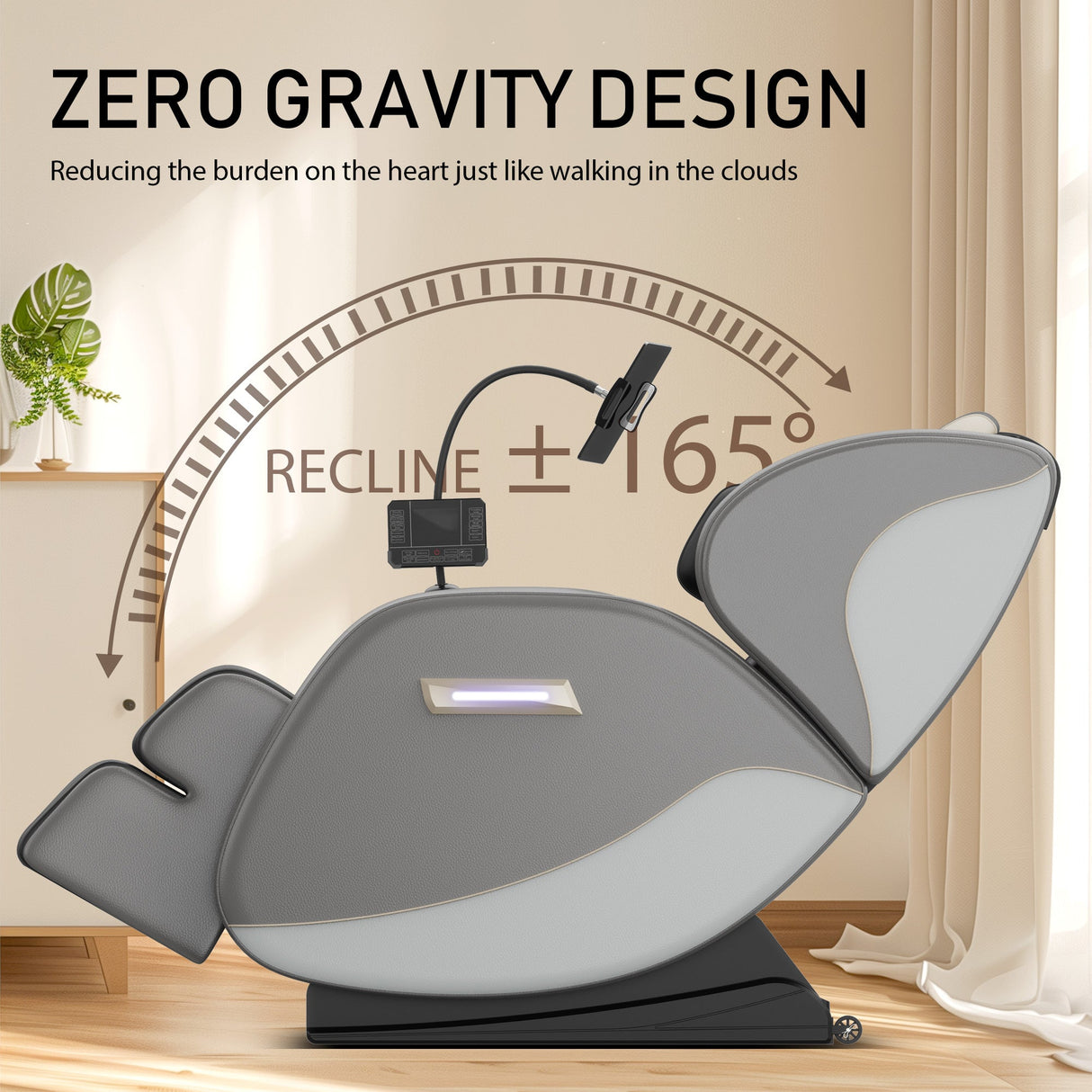 Massage Chair Recliner with Zero Gravity and Full Body Air Pressure