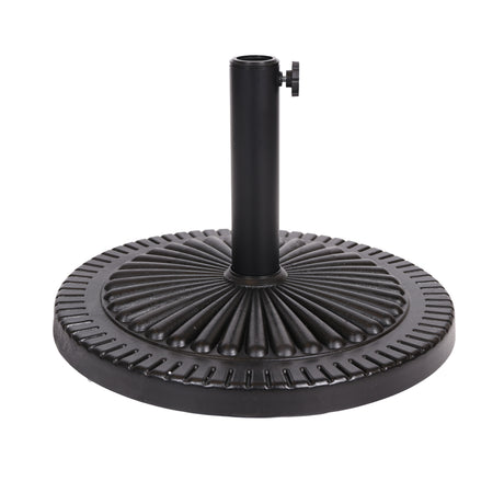 Black-Rock-Resin-Outdoor-Umbrella-Base-with-Steel-Support-in-Black-Finish-