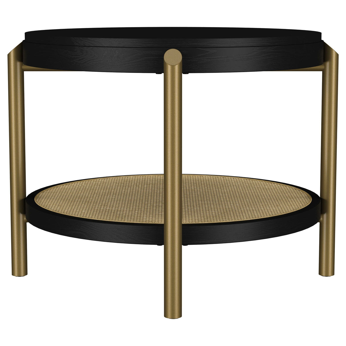 Benson - Round Table With Storage Shelf