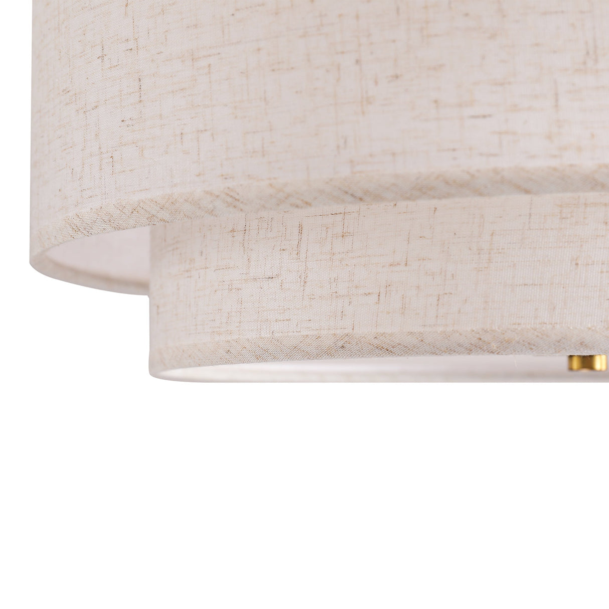 15' Modern Ceiling Light Fabric Upholstered